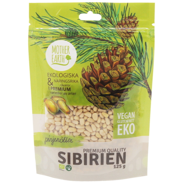 Mother Earth Premium Pinjenötter RAW&EKO 125g