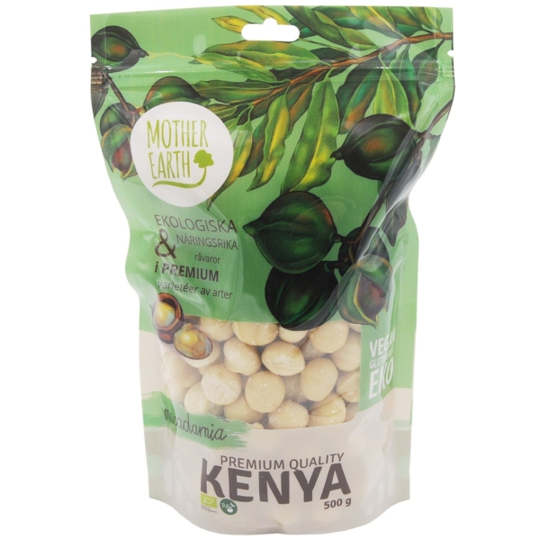 Mother Earth Premium Macadamianötter RAW&EKO 500g