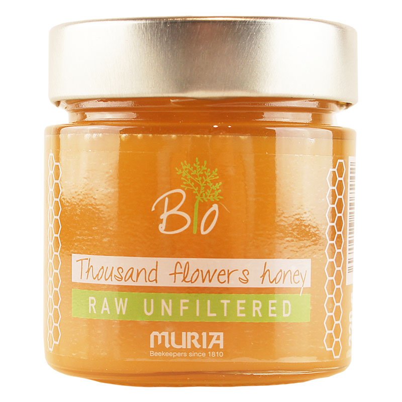 Muria RAW Ofiltrerad Honung Tusen Blommor EKO 320g