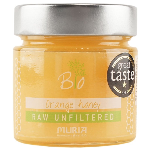 Muria RAW Ofiltrerad Honung Apelsin EKO 320g