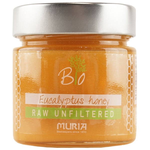 Muria RAW Ofiltrerad Honung Eucalyptus EKO 320g
