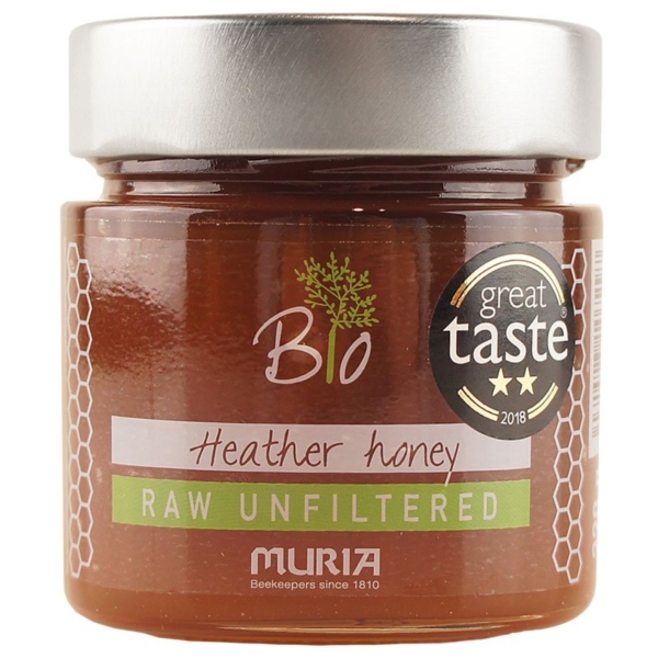 Muria RAW Ofiltrerad Honung Ljung EKO 320g
