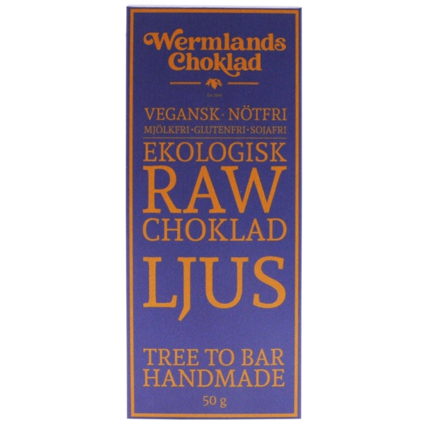 WerChoklad RAW Ljus EKO 50g